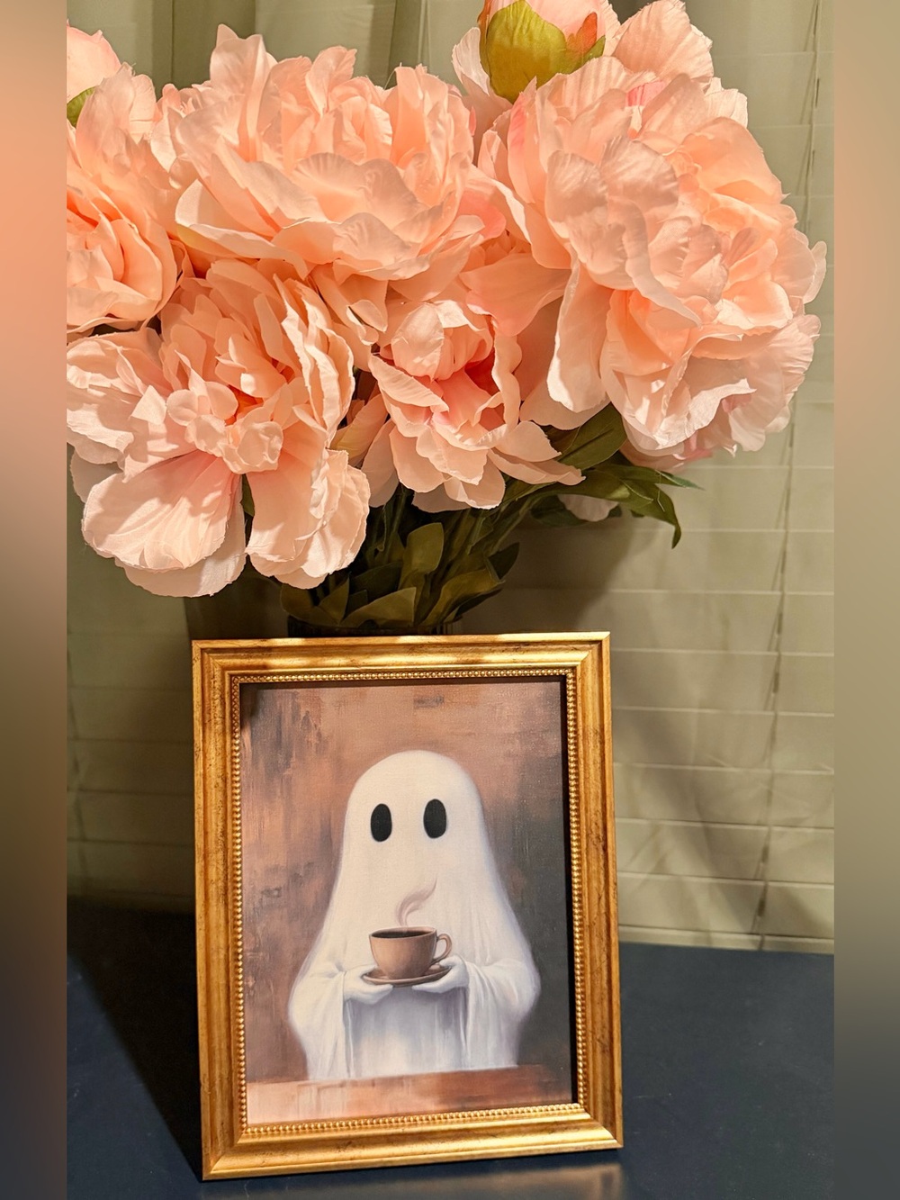 Marshall’s Ghost Coffee Cup Framed Painting 8x10